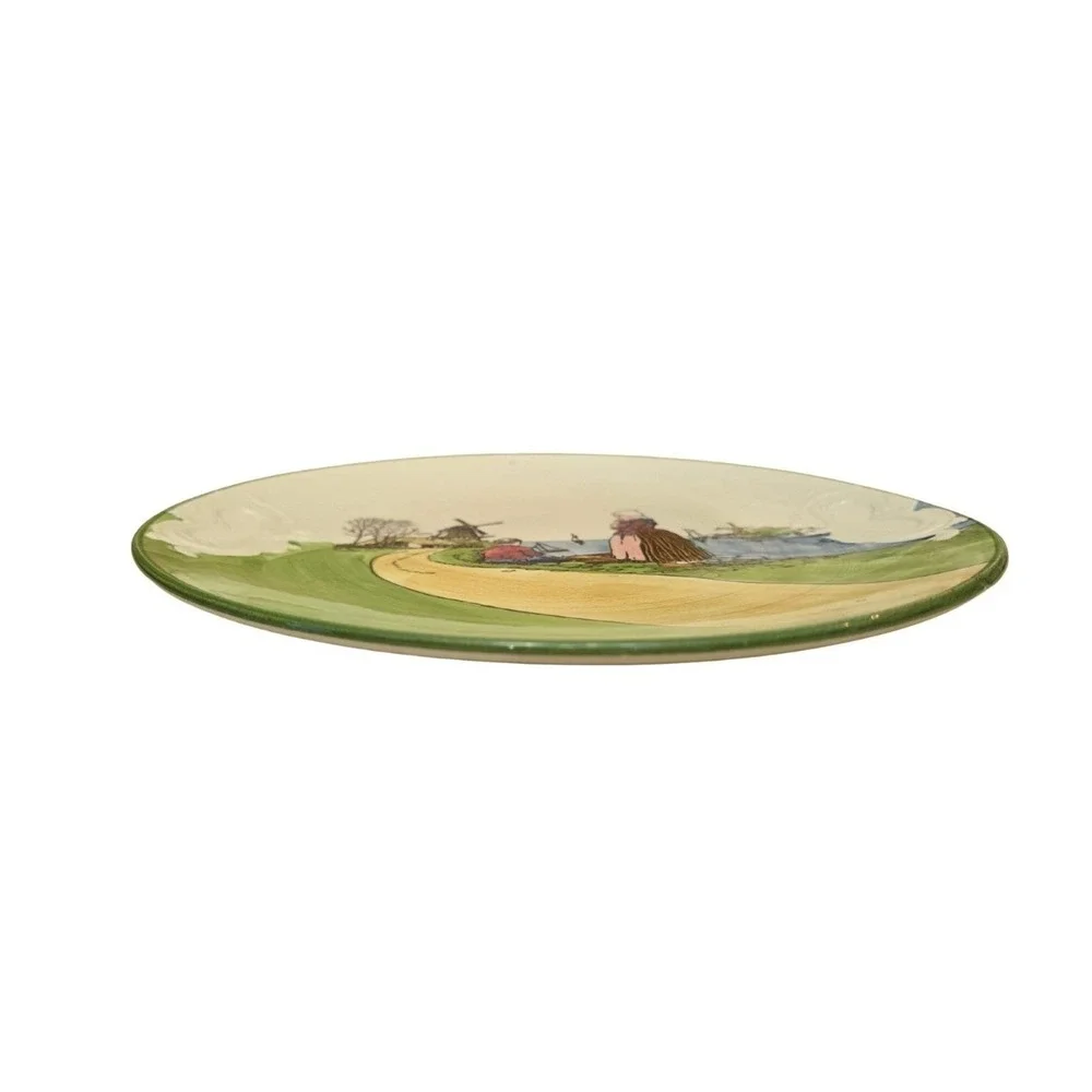 Set‎ Of 3 Vintage GS Zell Germany Hand Painted Dutch Figures, Children, Windmill
